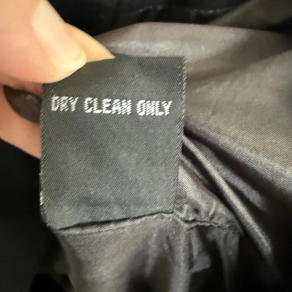 Lovestitch Black Wool Blend Peacoat Size Medium - Picture 10 of 10